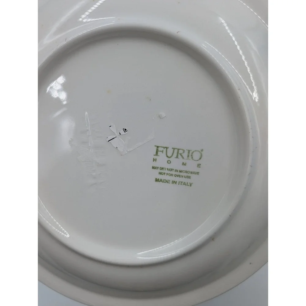 Furio Christmas Tree Salad Plates 8